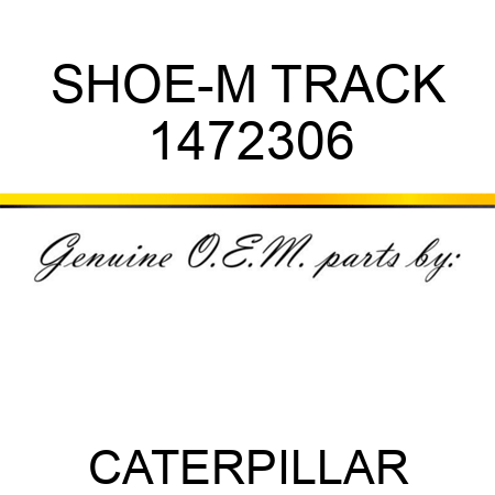SHOE-M TRACK 1472306