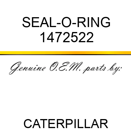 SEAL-O-RING 1472522