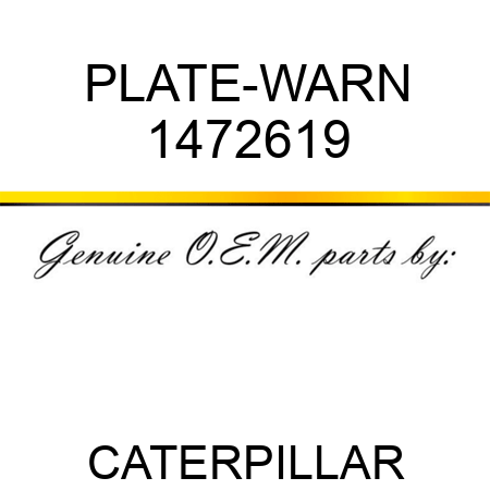 PLATE-WARN 1472619