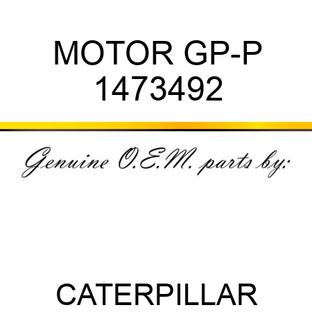 MOTOR GP-P 1473492