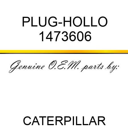 PLUG-HOLLO 1473606