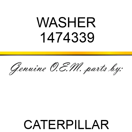 WASHER 1474339