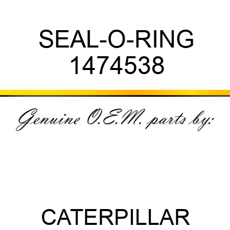 SEAL-O-RING 1474538