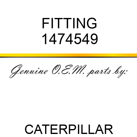 FITTING 1474549