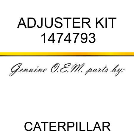 ADJUSTER KIT 1474793