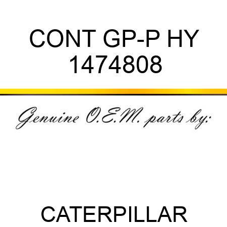 CONT GP-P HY 1474808