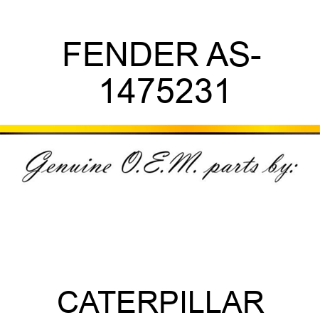 FENDER AS- 1475231