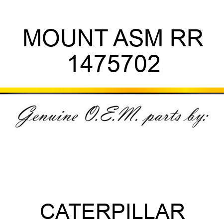 MOUNT ASM RR 1475702