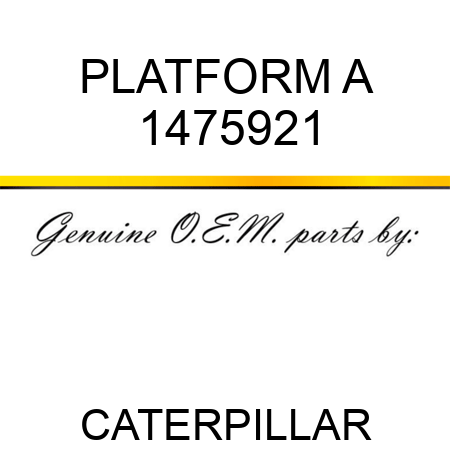 PLATFORM A 1475921