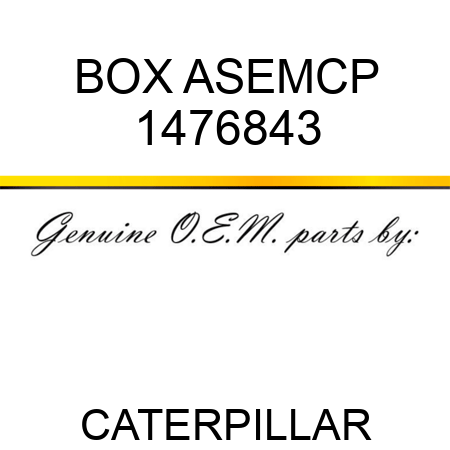 BOX ASEMCP 1476843