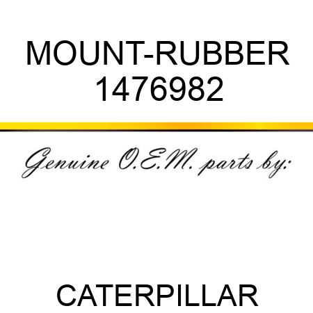 MOUNT-RUBBER 1476982