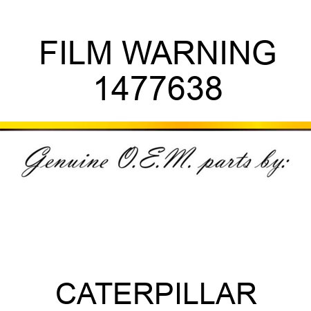 FILM WARNING 1477638