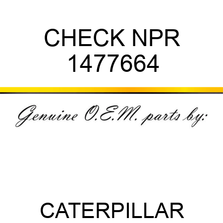 CHECK NPR 1477664