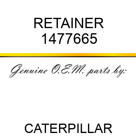 RETAINER 1477665