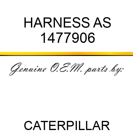 HARNESS AS 1477906