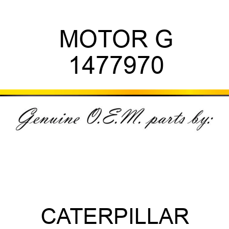 MOTOR G 1477970