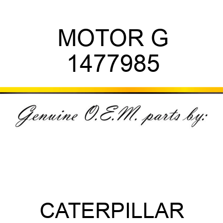 MOTOR G 1477985