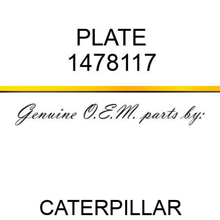 PLATE 1478117