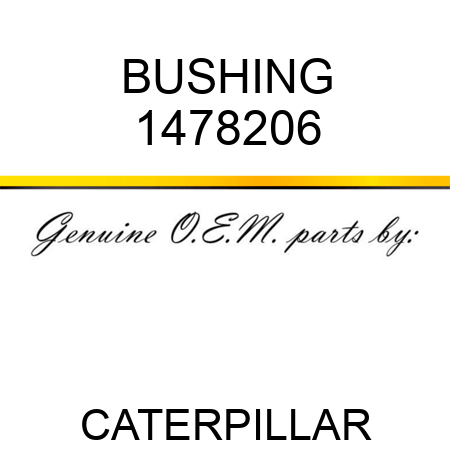 BUSHING 1478206