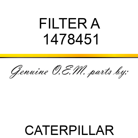 FILTER A 1478451