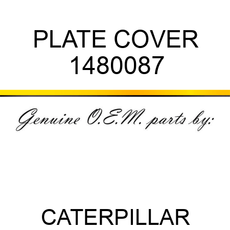 PLATE COVER 1480087