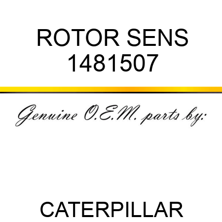 ROTOR SENS 1481507