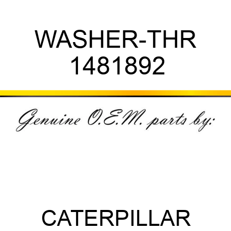 WASHER-THR 1481892