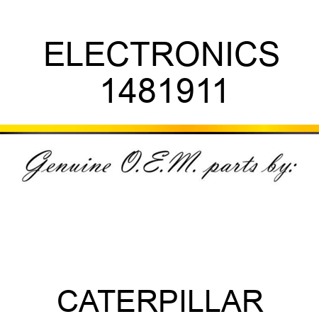 ELECTRONICS 1481911