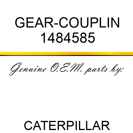 GEAR-COUPLIN 1484585