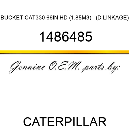 BUCKET-CAT330 66IN HD (1.85M3) - (D LINKAGE) 1486485