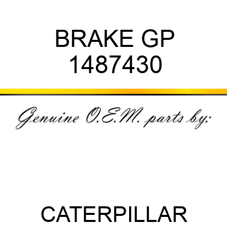 BRAKE GP 1487430