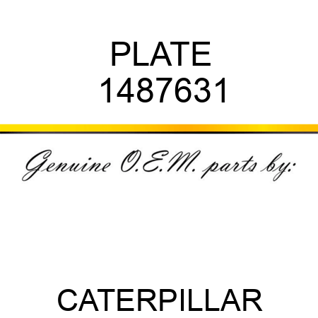 PLATE 1487631