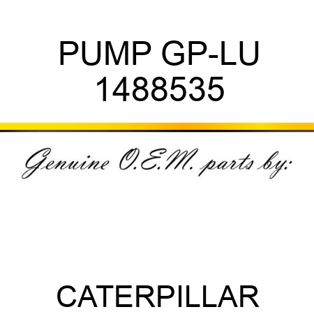 PUMP GP-LU 1488535