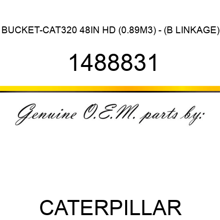 BUCKET-CAT320 48IN HD (0.89M3) - (B LINKAGE) 1488831