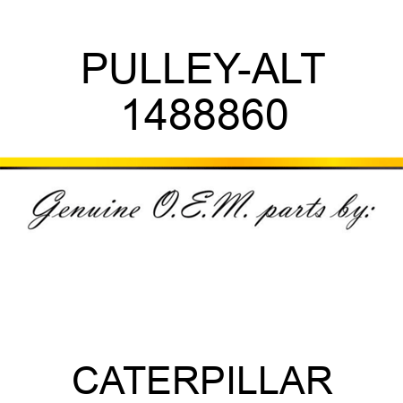 PULLEY-ALT 1488860