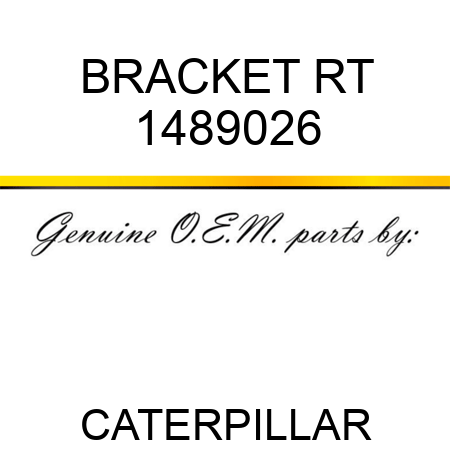 BRACKET RT 1489026