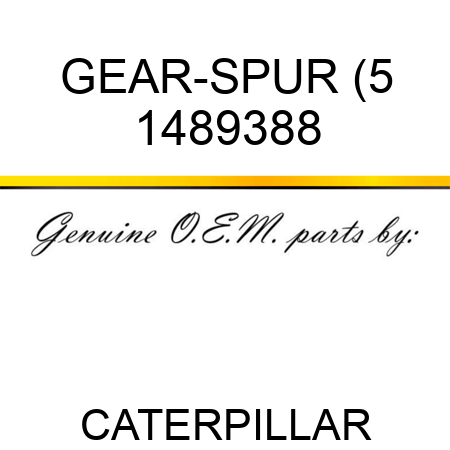 GEAR-SPUR (5 1489388