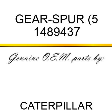 GEAR-SPUR (5 1489437