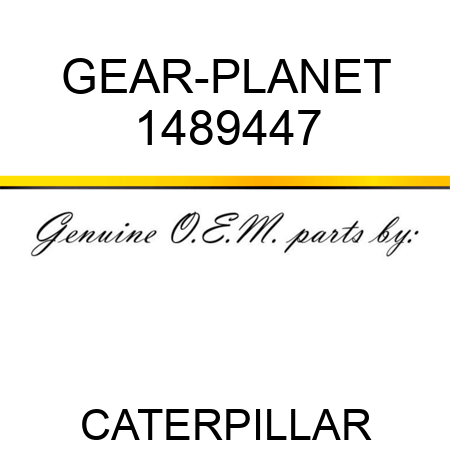 GEAR-PLANET 1489447