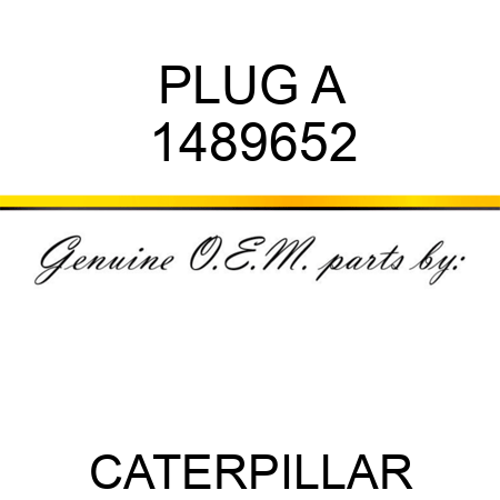 PLUG A 1489652