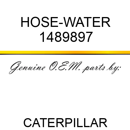 HOSE-WATER 1489897
