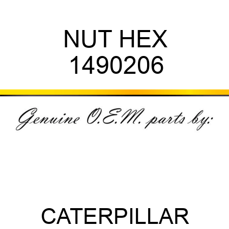 NUT HEX 1490206