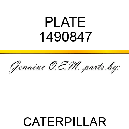 PLATE 1490847