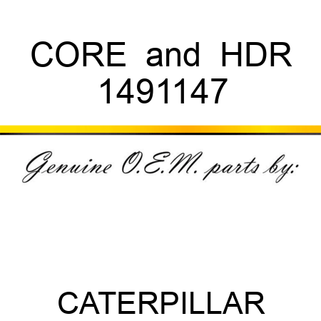 CORE & HDR 1491147