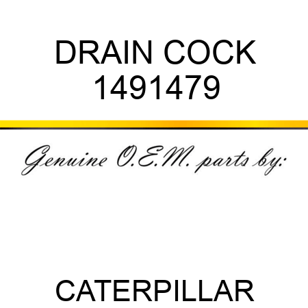 DRAIN COCK 1491479