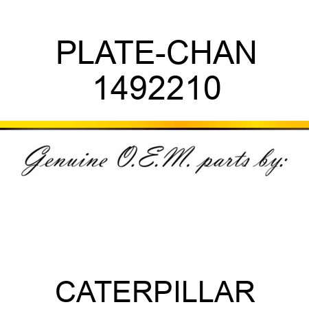 PLATE-CHAN 1492210