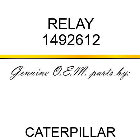 RELAY 1492612