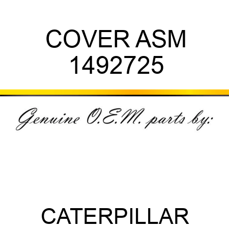 COVER ASM 1492725