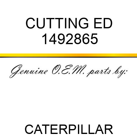 CUTTING ED 1492865