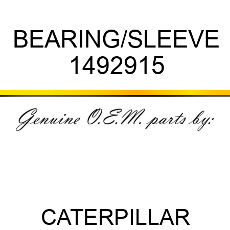 BEARING/SLEEVE 1492915